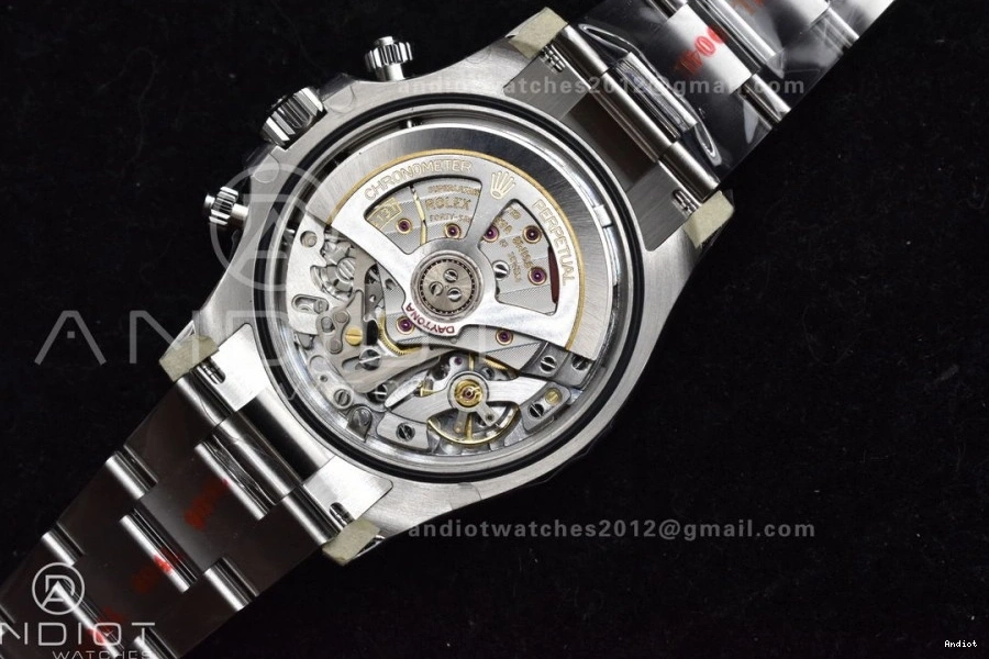 Comfortable Daytona BTF 1:1 Best Bracelet 777 SS DD 904L Black Edition Steel On 126500 Dial 0815